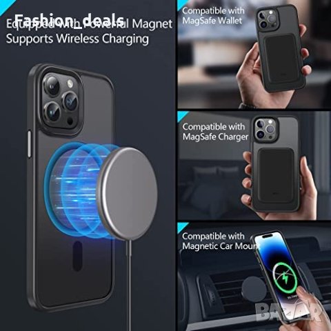 Нов Калъф Кейс Гръб за защита телефон iPhone 14 Pro Айфон Magnetic MagSafe, съвместим, снимка 2 - Калъфи, кейсове - 40364111
