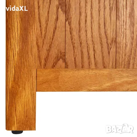 vidaXL Библиотека с 7 рафта, 60x22x200 см, дъбов масив, снимка 3 - Етажерки - 56146990