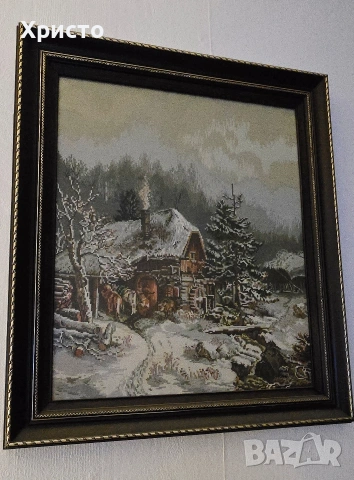 Гоблен "Ковачницата", снимка 2 - Гоблени - 54323204