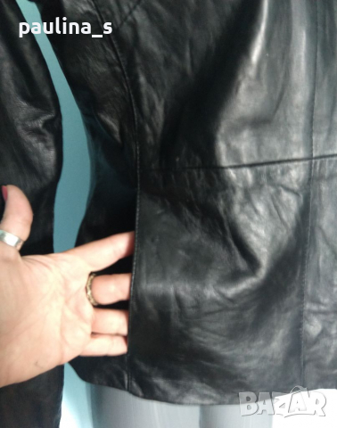 Дамско яке тип сако от естествена кожа "The Keenan leather" company , снимка 12 - Якета - 36507936
