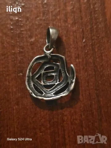 Сребърна висулка.925 Проба.Цена 19.99лв., снимка 3 - Колиета, медальони, синджири - 48970057