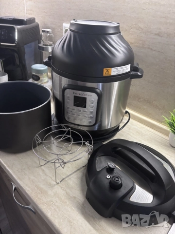 Instan pot duo crisp + air fryer , снимка 3 - Мултикукъри - 56203225