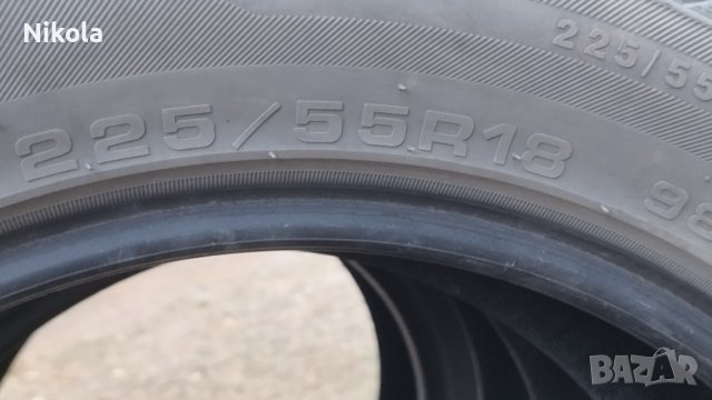 Гуми Зимни 225/55R18 с дот 2020г грайфер 7мм, снимка 7 - Гуми и джанти - 42678512