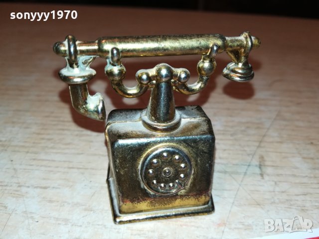 ТЕЛЕФОН-ЗЛАТИНКА-МИНИАТЮРА 1810211907, снимка 2 - Антикварни и старинни предмети - 34507400