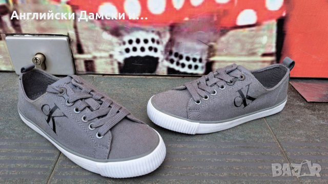 Английски дамски кецове-CALVIN KLEIN , снимка 2 - Кецове - 40605694