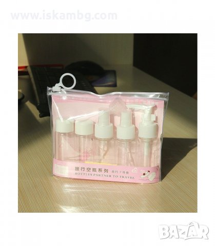 КОМПЛЕКТ 6 БРОЯ КОЗМЕТИЧНИ ШИШЕНЦА ЗА ПЪТУВАНЕ В НЕСЕСЕР - код 2812, снимка 8 - Комплекти и лотове - 33917081