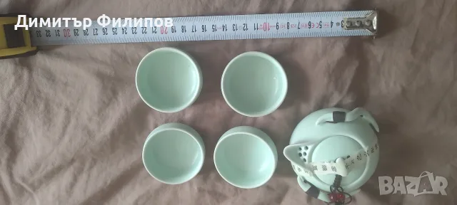 азиатски церемониален комплект за чай. 