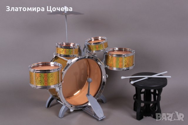Голям комплект детски барабани в Музикални играчки в гр. Бургас -  ID31442498 — Bazar.bg