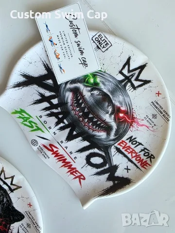 swim cap / плувна шапка / шапка за плуване / плуване, снимка 5 - Водни спортове - 56227286
