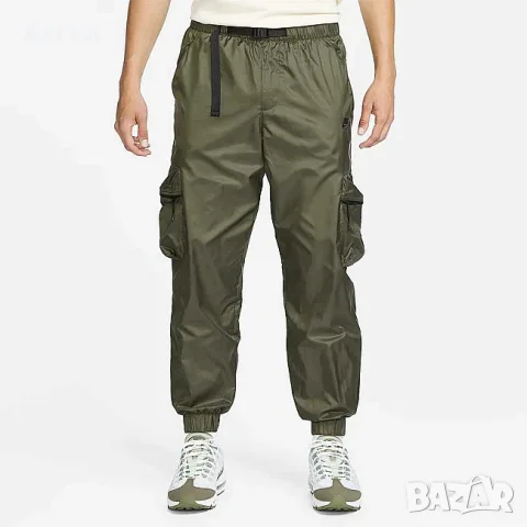 МЪЖКО ДОЛНИЩЕ NIKE TCH WVN LND PANT КАФЯВО-ЗЕЛЕНО