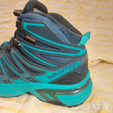 SALOMON X-CHASE MID GTX W номве 38 2/3 туристически обувки . маратонки водоустойчиви , снимка 7 - Други - 53160247