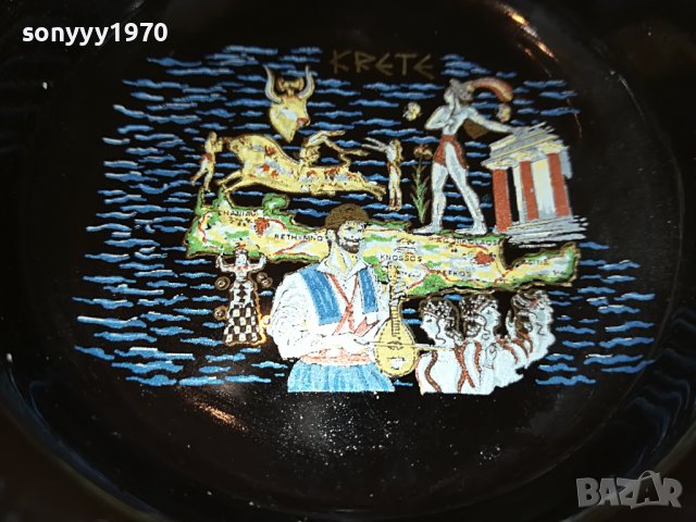 24k gold hand made-ретро пепелник 0804231639, снимка 2 - Антикварни и старинни предмети - 40301866