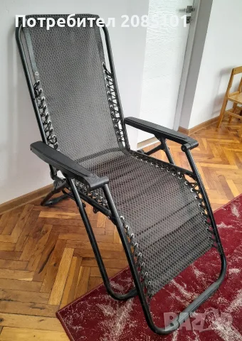 Сгъваем стол шезлонг, снимка 2 - Други стоки за дома - 56106262
