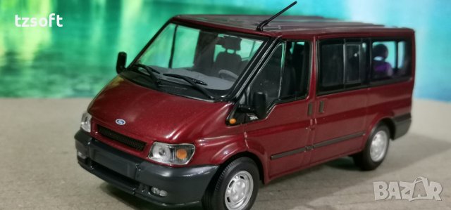 FORD Transit BUS - бордо - Minichamps - Мащаб 1:43, снимка 1