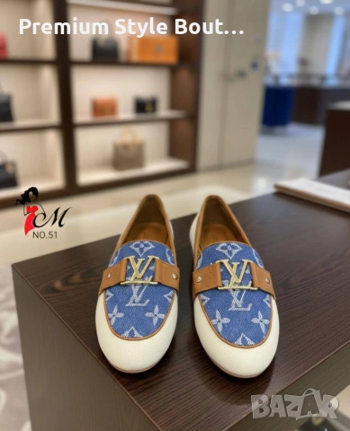 летни обувки от естествена кожа Louis Vuitton 