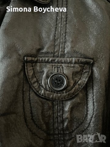 Дамско кожено яке, снимка 3 - Якета - 42860799