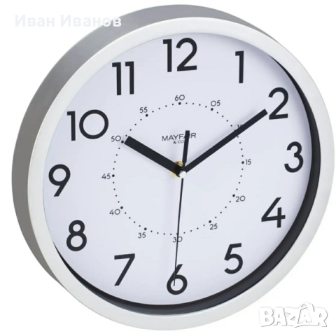 Стенен часовник Mayfair London с цифри, спалня, кухня, детска стая ., снимка 1 - Други стоки за дома - 44602679