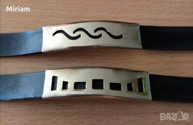 Нови гривни от неръждаема стомана и силикон , снимка 5 - Гривни - 6734614