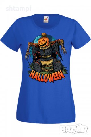 Дамска тениска Halloween 02,Halloween,Хелоуин,Празник,Забавление,Изненада,Обичаи,, снимка 4 - Тениски - 38144892