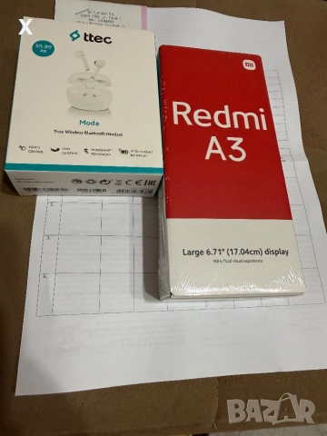 Xiomi Redmi A3/64GB Black+Слушалки