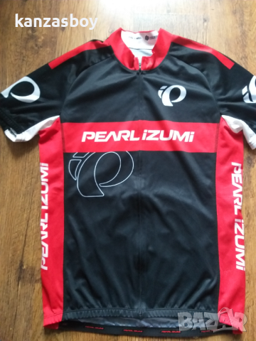 Pearl Izumi  - страхотно мъжко джърси КАТО НОВО Л УМАЛЕНО, снимка 3 - Тениски - 44718501
