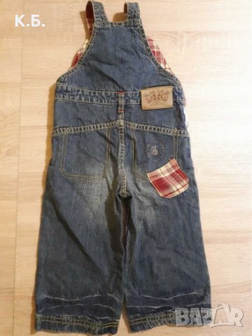 Дънково гащеризонче р-р 80/86, снимка 4 - Бебешки гащеризони - 31284825