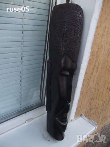 Маска африканска от тежко дърво, снимка 2 - Други ценни предмети - 38485725