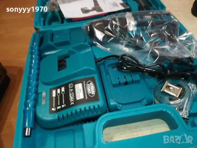 vermark starke li-ion винтоверт с две батерии и зарядно 2603251711, снимка 8 - Винтоверти - 49650912