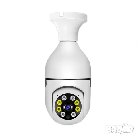 Wi-Fi камера тип крушка 355° с Full HD картина, снимка 2 - Аксесоари и консумативи - 55863855
