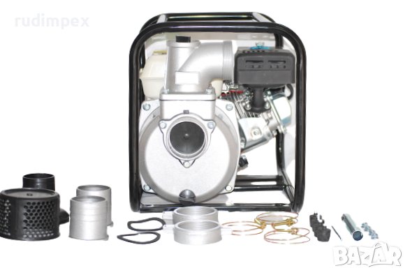 Бензинова Водна помпа Greenyard за поливане и отводняване 3 цола - 4.8 kw - 6.5 hp, снимка 2 - Водни помпи - 37037955