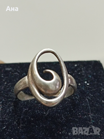 сребърен пръстен ЖД6, снимка 3 - Пръстени - 44697484