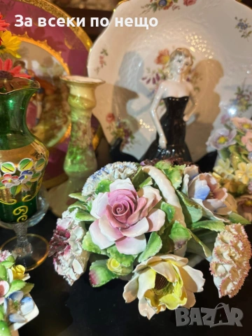 Royal Doulton England Circa 1966 - “ Грандиозната цветна кошница” - порцеланова кошница Код P1878, снимка 6 - Декорация за дома - 53311065