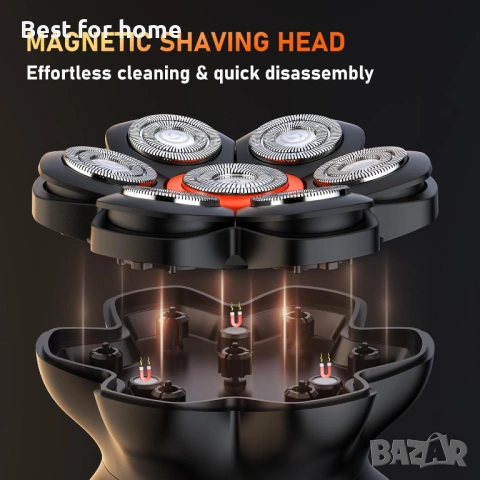 Maxgroom Самобръсначка за глава за плешиви мъже, 7D ,водоустойчива , снимка 2 - Машинки за подстригване - 53282656