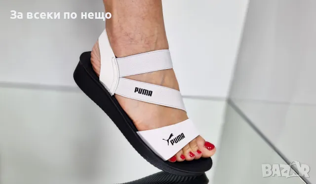 Puma Дамски Бели Сандали Пума Код P614, снимка 4 - Сандали - 50428342
