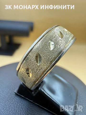 Златна Хaлка /585/, снимка 3 - Пръстени - 53297908