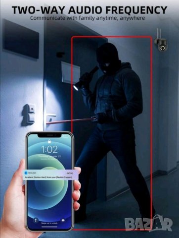 HD Камера за видеонаблюдение 5MP с нощно заснемане , снимка 6 - IP камери - 44413904