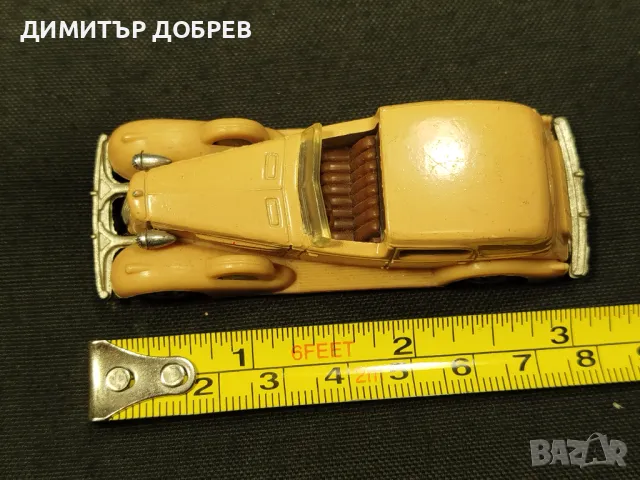СТАРА РЕТРО МЕТАЛНА КОЛИЧКА HOT WHEELS '35 CLASSIC CADDY MALAYSIA, снимка 7 - Колекции - 48893267