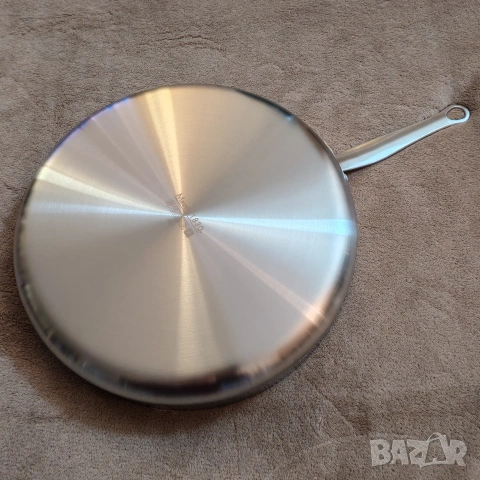 Тенджера със стъклен капак Mauviel 1830, Франция. , снимка 5 - Съдове за готвене - 53358155