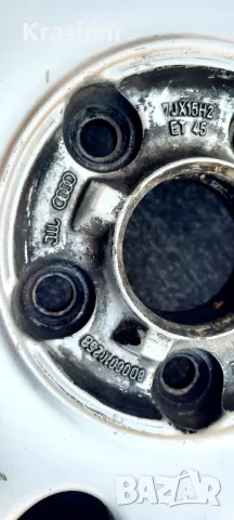 Алуминиеви джанти, 15 цола, с външни гуми, снимка 6 - Гуми и джанти - 49424562