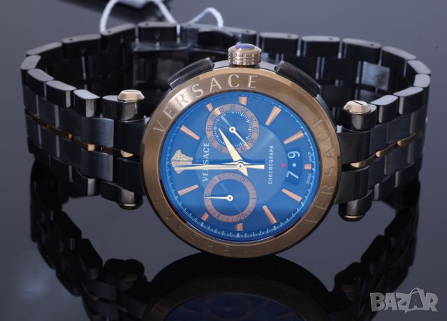 Луксозен мъжки часовник Versace VE1D00619 Aion Chrono Swiss Made, снимка 2 - Луксозни - 34971166