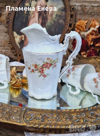 Антикварен порцеланов сет, снимка 3 - Антикварни и старинни предмети - 53092391