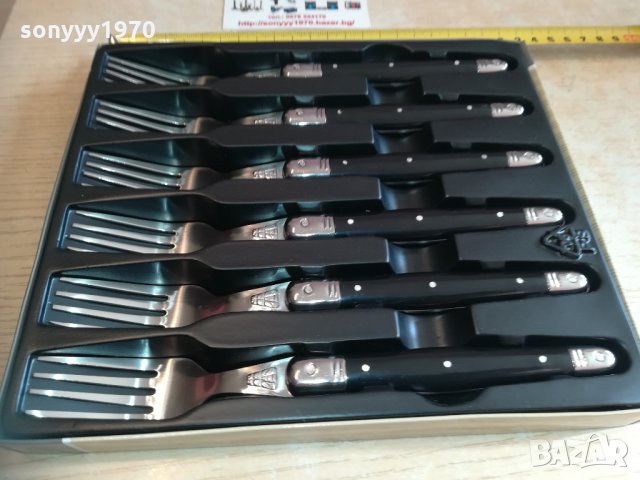 laguiole 6бр BLACK-вилици 1202211548, снимка 5 - Колекции - 31788185