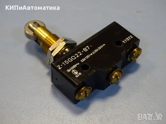 краен микроизключвател Omron Z-15GQ22-B7 Limit Switch 15A/500VAC