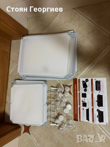 Чисто нов шкаф за обувки YIHATA 32×12×42cm, снимка 4 - Шкафове - 52743539