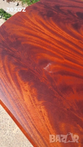 Маса холна орехов масив №104, снимка 6 - Маси - 54109018