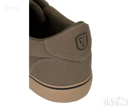 Обувки Fox Khaki Canvas Shoes нисък профил за ежедневно носене Plus, снимка 4 - Екипировка - 53022621