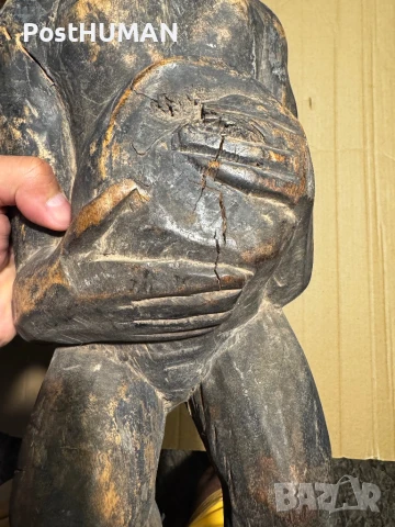 Древна Африканска статуетка, снимка 13 - Антикварни и старинни предмети - 51067213