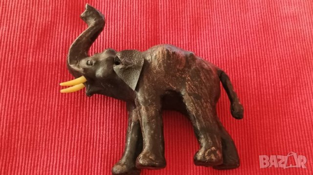 Стар слон папие маше. , снимка 6 - Антикварни и старинни предмети - 42551456