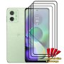 Motorola Moto G35 G54 G34 G24 G04 G53 G32 G62 / OG PREMIUM Full Glue Стъклен протектор с цяло лепило, снимка 4