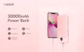 VEGER Power Bank 30000mAh, 20W бързо зареждане PD 18W QC 3.0 USB C батериен пакет Преносимо зарядно , снимка 9
